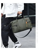 Gym Bag Men Hand-Held Luggage Bag Short Distance Large Capacity Travel Luggage Bag Business Trip Lightweight Travel Leisure Bag