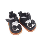 1 pair Multi Colours Labubu Doll Shoes Labubu Bow Shoes for 17cm Labubu Accessories Doll Finger Shoes Doll Leather Shoes