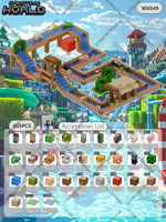 Magnetic Building Blocks Mine World Magnet Cube Set for Boy Girl Kid Age 3+ DIY Pixel style Model Base plate STEM Toy Baseplate