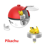 Genuine Pokemon Toys Ball Battle Gyro Pikachu Charmander Squirtle Mew Action Figure Model Pokeball Birthday Gift For Childre