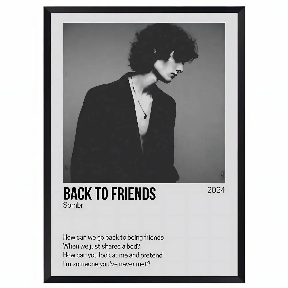 Popularity soars S-Sombr S singer Poster HD art sticky wall waterproof home living room bar office aesthetic decoration