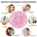 Heatless Curling Rod Night Cap No Heat Ribbon Lazy Hair Curlers Headband Hair Rollers Sleeping Soft Headband Hair Styling Tools