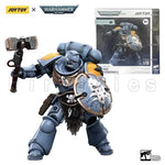 1/18 JOYTOY Action Figure – Warhammer 40K Horus Heresy Space Wolves Logan Ghostwolf Mecha Model