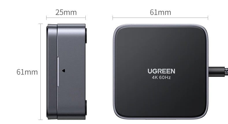 UGREEN Foldable USB C HUB 4K60Hz HDMI PD100W USB3.0 Docking Station for Phone Tablet Laptop Macbook Pro Air Android USB Splitter