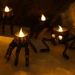 New Halloween Skull Lantern Atmosphere Setting Props Skeleton Foot Night Light Halloween Party Decoration LED Candle Light