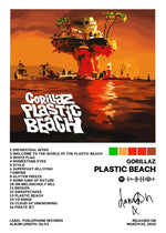 Virtual Anime Rock Band Gorillaz Poster Modern Music Album Cover Canvas Painting Wall Art for Club Living Room Home Decor Mural