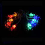 1.5M 10LED Halloween LED Light String Horror Eyeballs Pumpkin Spider Bat Skull Lamp Trick Or Treat Happy Halloween Party Decor