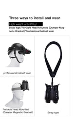 NV8300 Night Vision Binoculars Goggles 8X Digital Zoom 4K UHD 36MP 3D Head Mount Infrared Night Vision Device Hunting Telescope