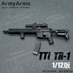 Army Arms 1/12 Scale Collectible Figure John Wick 2 Rifle TTI TR-1 Plastic Gun Weapon Accessory Fit 6" Action Figure Soldier