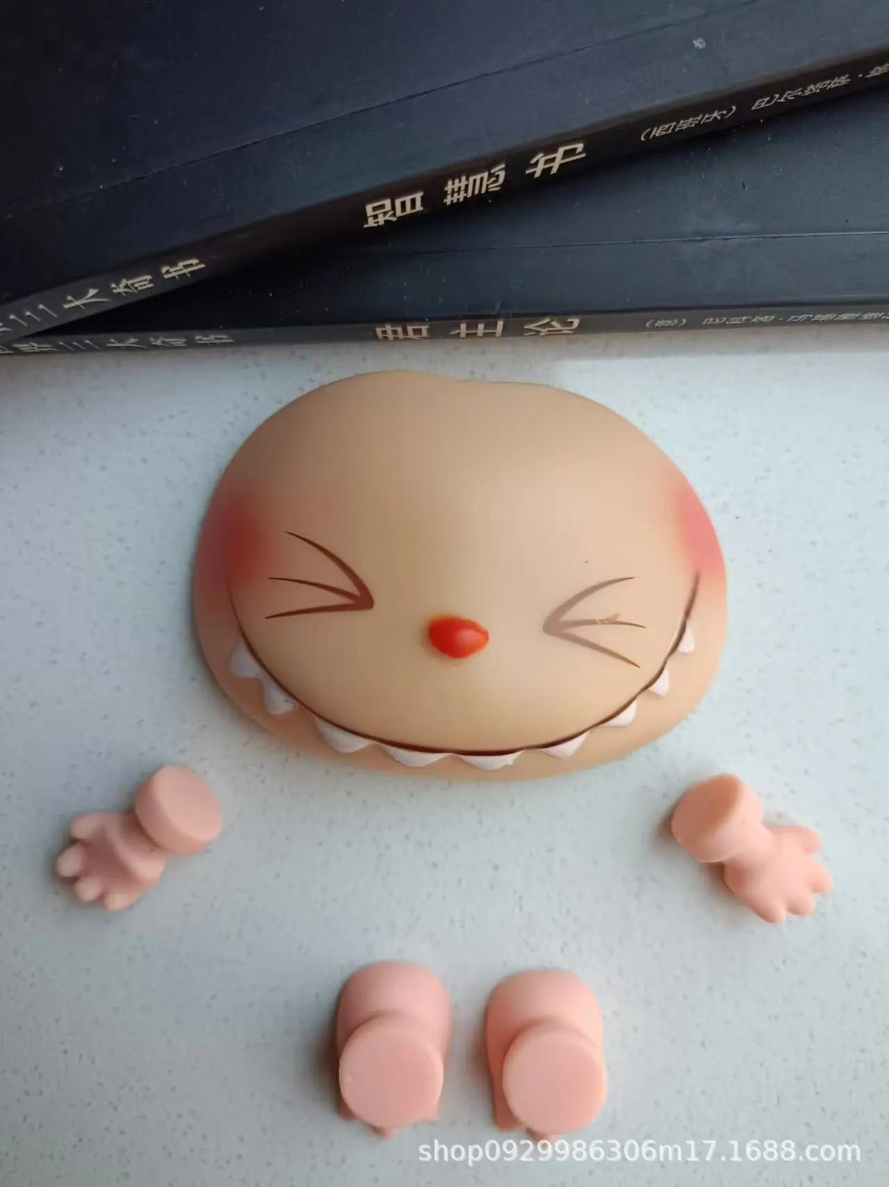 Hot Sell Labubu Plush Doll Parts Vinyl Doll Accesseries Pvc Face Changing Parts Hands Feet Replacement Supplies Diy Gifts