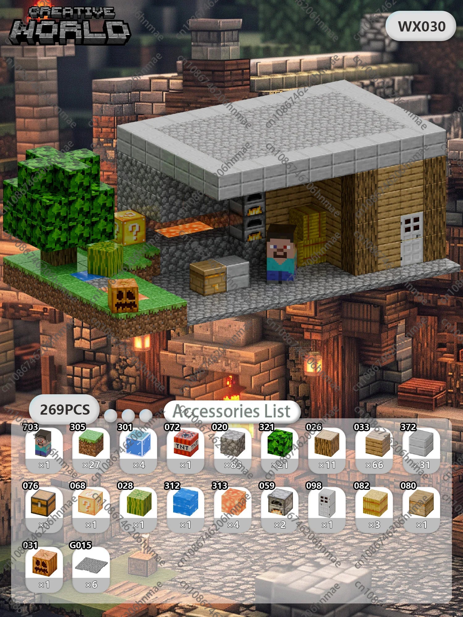 Magnetic Building Blocks Mine World Magnet Cube Set for Boy Girl Kid Age 3+ DIY Pixel style Model Base plate STEM Toy Baseplate