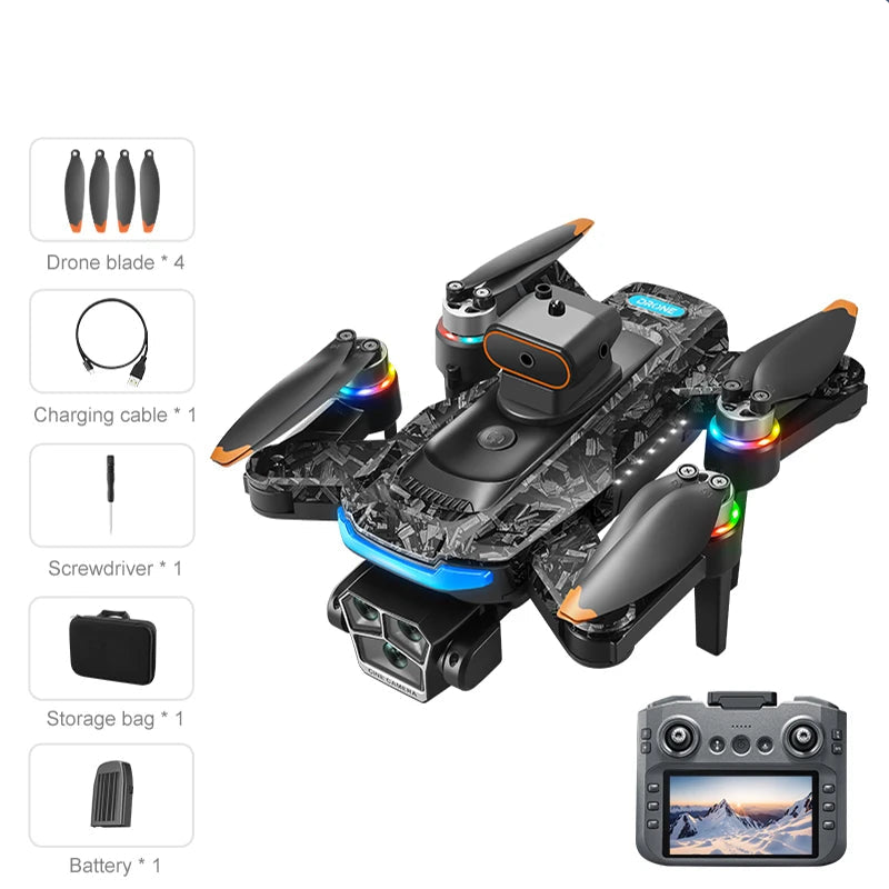 Xiaomi Mijia A14Pro max GPS Brushless 8K three Camera Optical Flow Obstacle Avoidance Foldable Quadcopter RC Distance Drone Toys