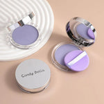 Lavender Pressed Powder Matte Powder Lasting Oil Control Full Coverage Face Compact Setting Powder Makeup Foundation Cosmetics