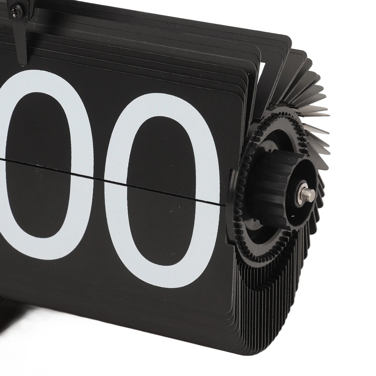 Digital Flip Down Clock Retro Automatic Turning Battery Operated Mechanical Clock for Home Room Office Decoration