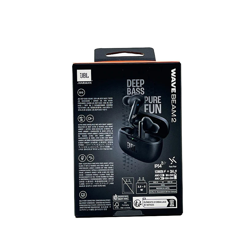 JBL Wave Beam 2 True Wireless Earbuds with Active Noise Cancelling