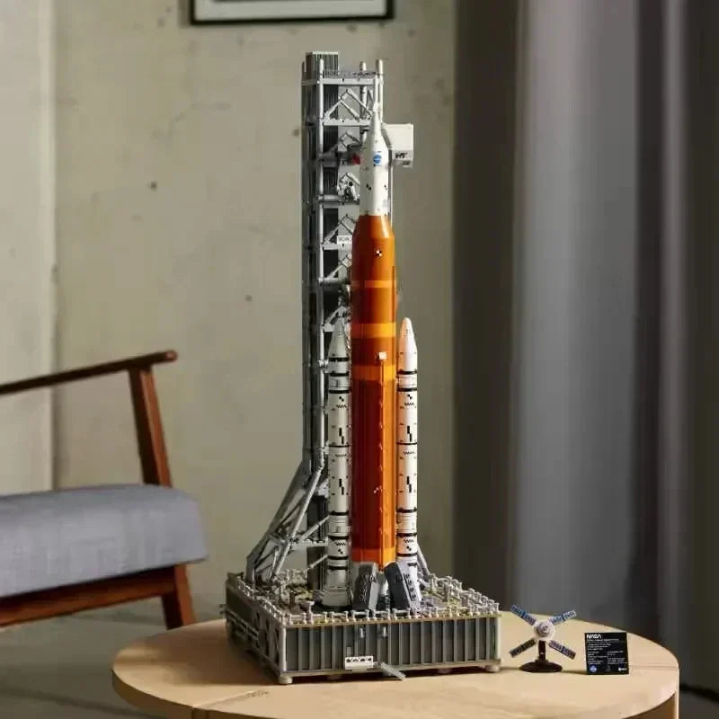Space Launch System Building Blocks Set – Artemis Rocket Model (3601 Pieces, Compatible Bricks)