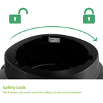 BioloMix 700W 3-in-1 Multifunctional Portable Food Processor Juicer Blender Smoothie Mixer Food Chopper Dry Grinder for Kitchen