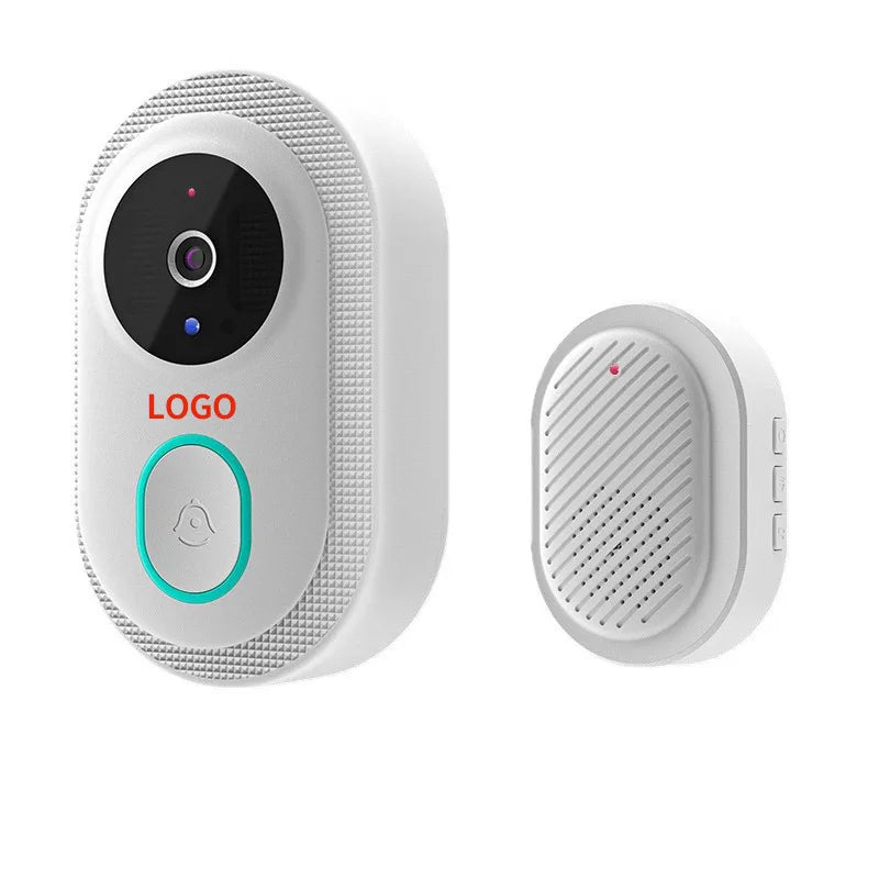 2025 Smart Doorbell Pro: Weatherproof, 1080P Video Intercom & Night Vision, Tuya App Alerts for Home Security Package