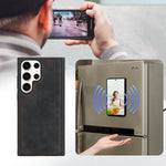 for Samsung Galaxy S23 S22 Ultra S21 S20 FE Plus A14 A34 54 A12 A33 A52 A53 A72 A73 Multifunctional Wallet Leather Case Cover