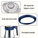 5L Large Capacity Meat Grinders Food Processor Stainless Steel Multi-Function Kitchen Mixer For Meat Vegetables Fruits Cooking