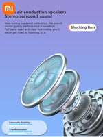 Xiaomi Wireless Bluetooth 5.3 Headphones Bone Conduction Waterproof Headset Stereo Over-Ear Sports Earphones Earbuds with Mic