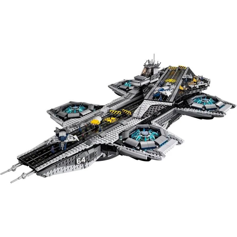 3066PCS Technical Shield Helicarrier Model Building Blocks Assembly Toys Compatible 76042 07043 For Children Gifts 87025 19017