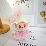 For 17cm Labubu V2 V1 Purple Dress Doll Clothes Outfit Accessories Idol Doll Clothing for Kid Gift Labubu Ropa