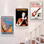 Singer D-Dire S-Straits Rock Band Poster Waterproof HD Art Wall Decal Self-Adhesive Print. Aesthetic Home Room Decor for Living