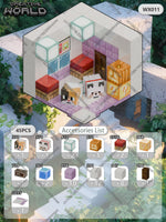 Magnetic Building Blocks Mine World Magnet Cube Set for Boy Girl Kid Age 3+ DIY Pixel style Model Base plate STEM Toy Baseplate