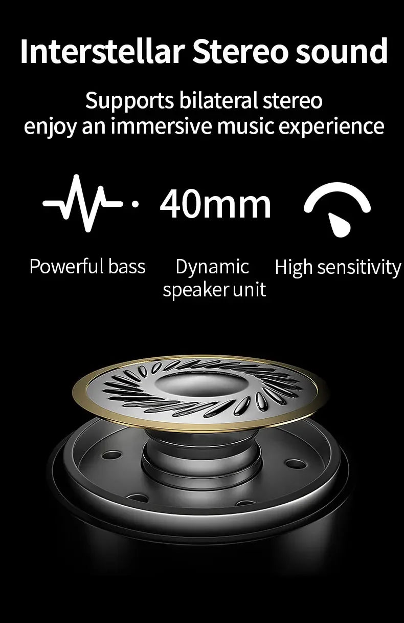 Disney Stitch P2961 Headphones Bluetooth Gaming Sport Over Ear Headset Noise Reduction Surround Sound Wireless Child Earphones