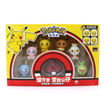 Pokeball Pokemon Pikachu Figures Toys Doll Poke Ball Face-changing Pocket Monsters Action Figure Kid Boys Girls Set Toy Gifts