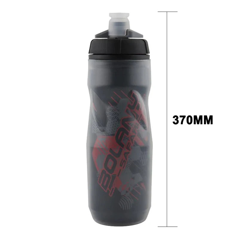 Bolany Bike Water Bottle 600ml Mountain Cycling Water Bottle PP5 Heat-And Ice-protected Bottle Outdoor Sports Cup