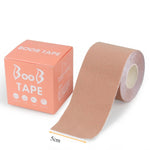 Invisible Push-Up Breast Enhancement Tape, Breathable Elastic Fabric, Self-Adhesive Breast Lift Tape