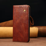 Leather Flip Wallet Case For Samsung Galaxy S25 S23 S22 S21 S20 FE S24 Plus S25 Ultra Book Case Cards Holder Funda Protect Cover