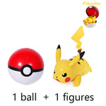 Pokemon Ball Toys Anime Figure Charizard Pikachu Mewtwo Eevee Monster Action Deformation Pokeball Toys Figures Model Kids Gifts