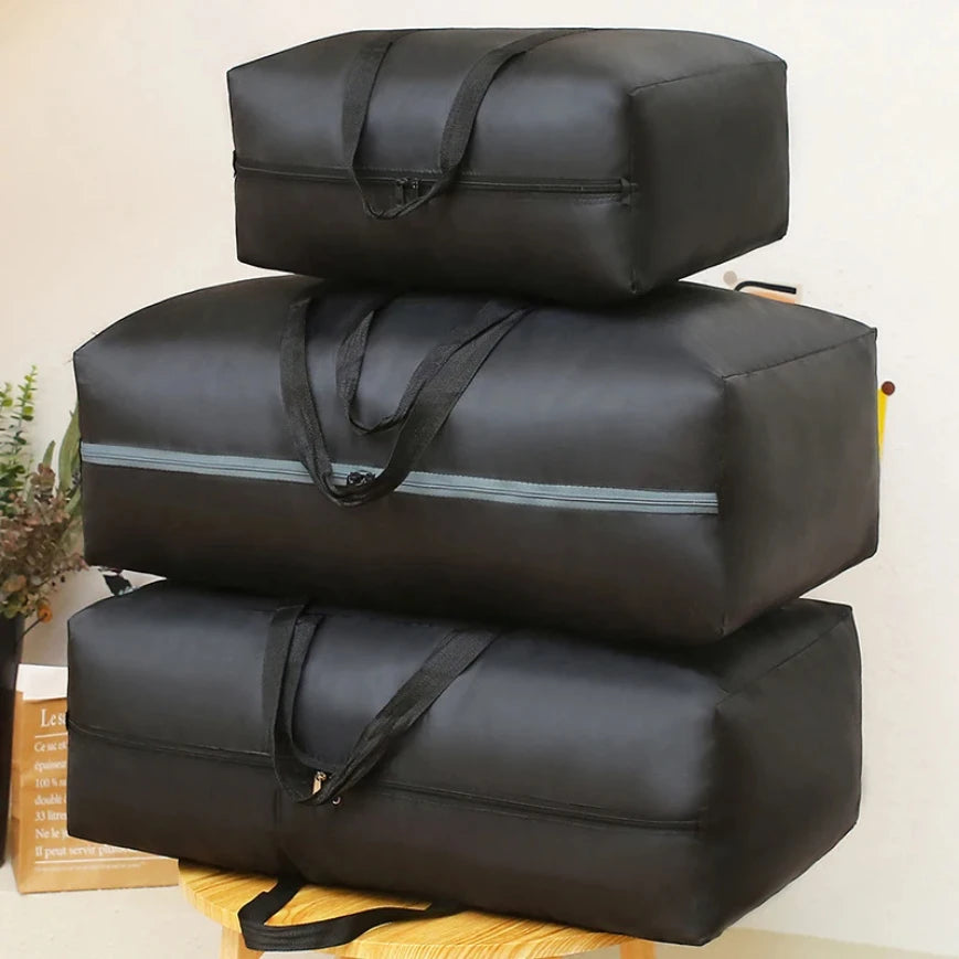 Large Waterproof Moving Luggage Bags with Large Capacity Foldable Travel Bag for Laundry Shopping Organizer