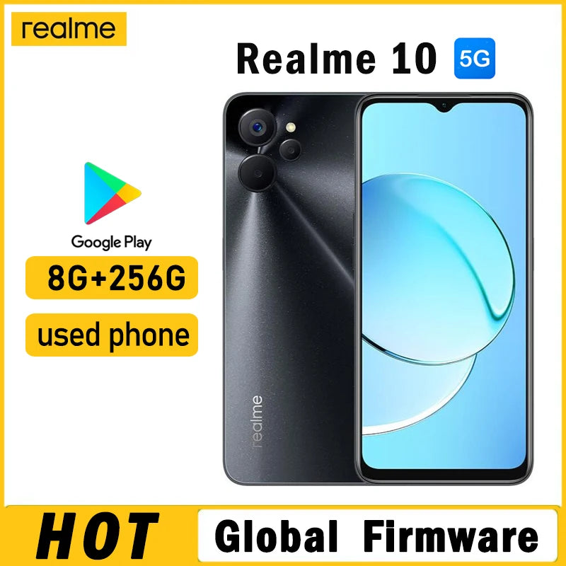 OPPO Realme 10 5G smartphone Global firmware MTk Dimensity 700  6.6
