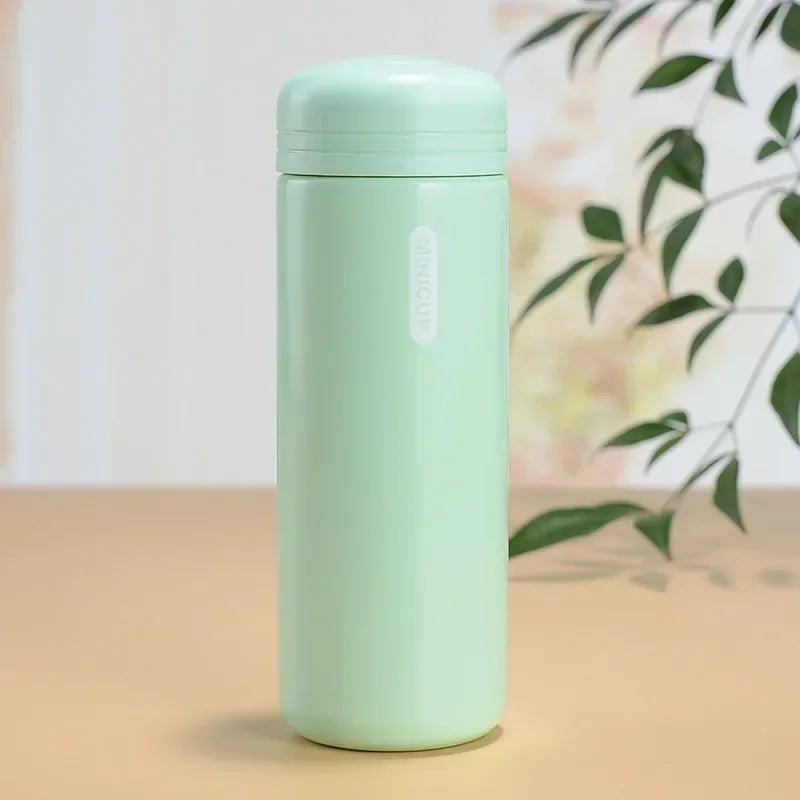 150/200ml Mini Stainless Steel Thermos Cup Thermal Compact Portable Leak Proof Male and Female Thermal Water Bottle for Children