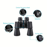 Military 20x50 Powerful Long Range Binoculars Zoom HD BAK4-Prism High Magnification Professional Telescope for Hunting Tourism