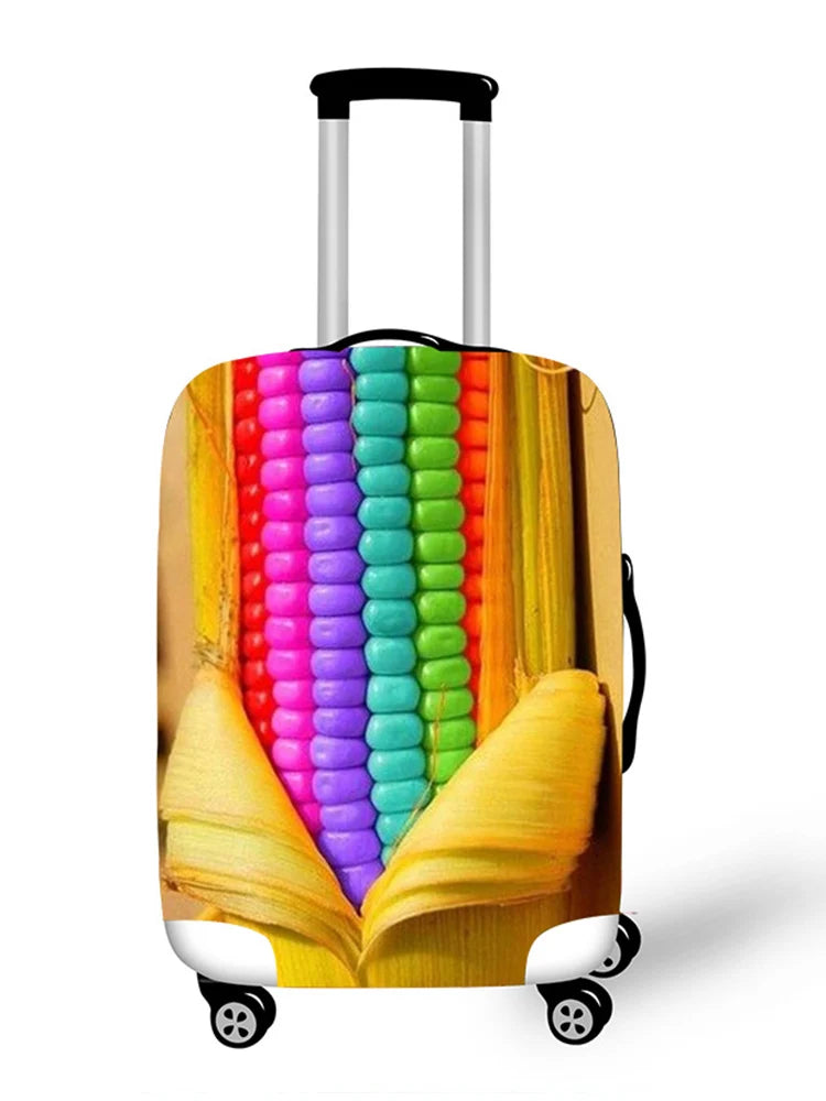 Colorful Graffiti Thicken Luggage Cover Elastic Baggage Cover Suitable 19 To 32 Inch Suitcase Case Dust Cover Travel Accessories