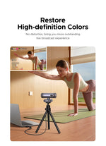 【RU】 UGREEN 2K Web cam with Microphone, Full HD 2K, Auto Light Correction, Video Webcam for Streaming