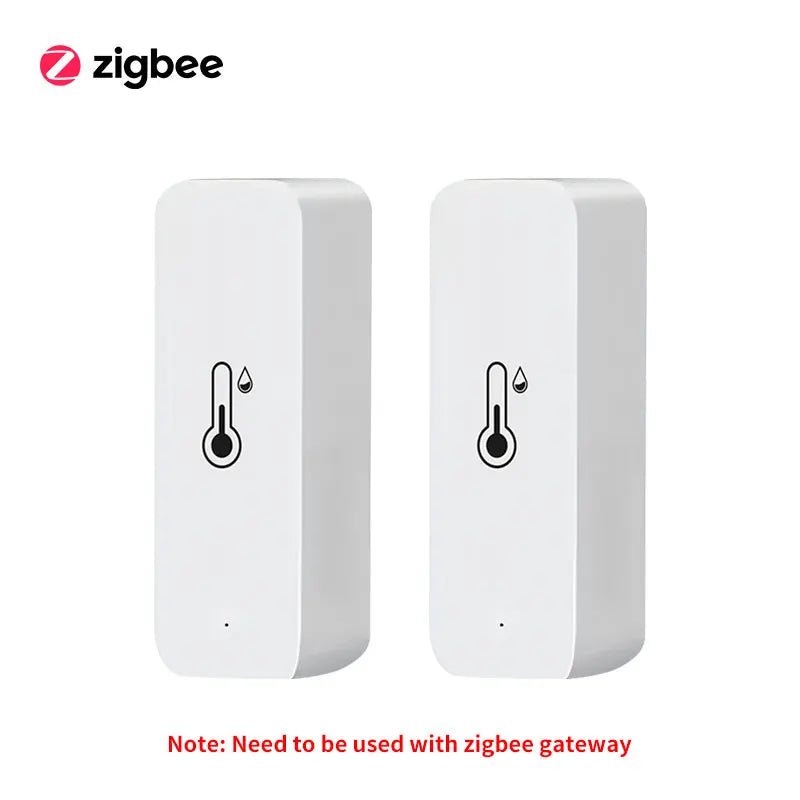 Tuya Wifi/Zigbee Temperature And Humidity Sensor Indoor Thermometer Smart Life Control For Home Work With Alexa Google Assistant