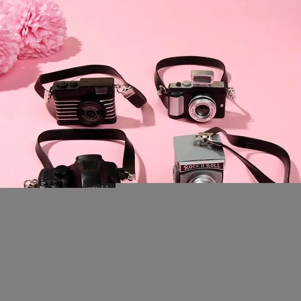 1Pc 1/6 1/8 1/12 Dollhouse Miniature Digital SLR Camera for labubu for upset duck Dolls House Decoration Accessory