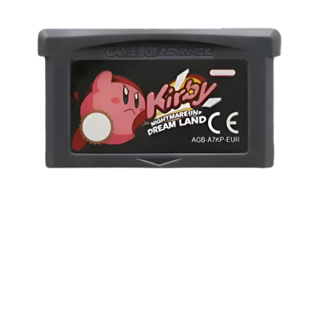 Kirby 32-Bit Game Cartridge for GBA/NDS – Amazing Mirror & Nightmare in Dream Land (ENG FRA DEU ESP ITA))
