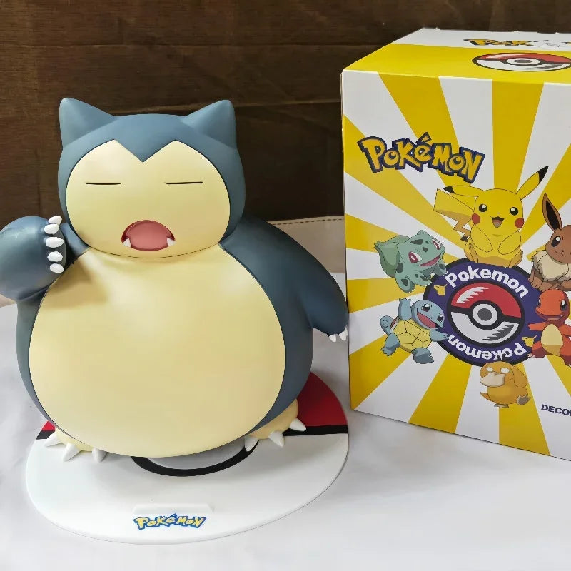 2025 Hot Pokemon Pikachu Doll Model Large Figure Charmander Eevee Porkby Squirtle Ornament Figurine Younth Toys Collects Gifts