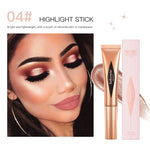 New Cream Bronzer Contour Blusher Beauty Wand Highlighter Blush With Cushion Liquid Face Bronzer Wand Stick Applicator Makeup