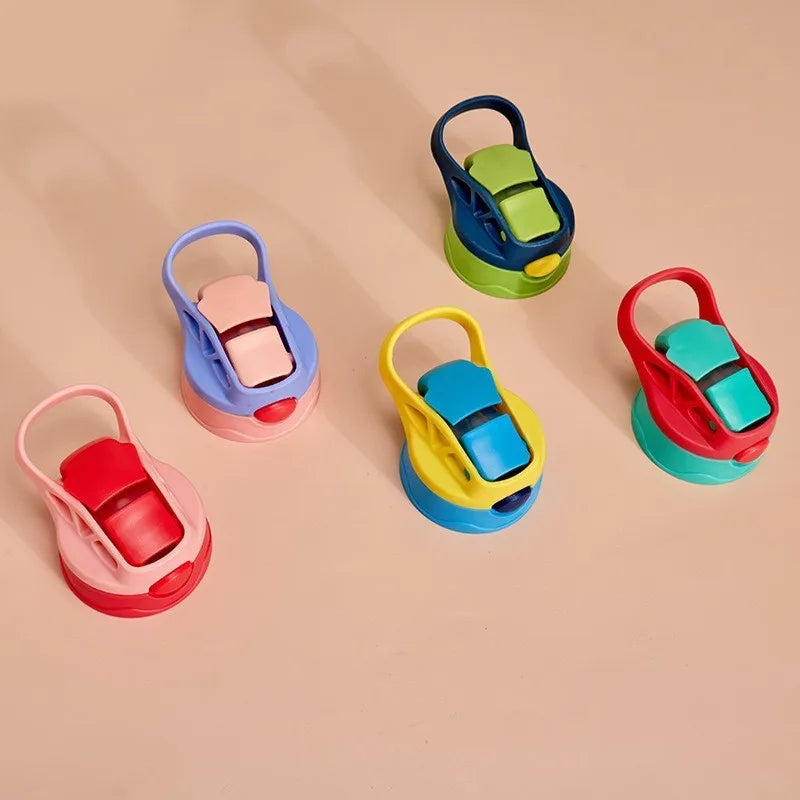 350ml Sublimation Straight Sippy Cup Flip Top Kids Bottle Stainless Steel Double Wall Water Tumbler with Straw Sippy Bottle