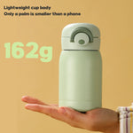 Stainless Steel Portable Pocket Thermal Water Bottle Camping Drinkware Outdoor 220ml/350ml Mini Thermos Cup Pocket Cup