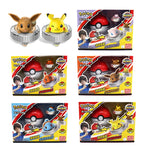 Genuine Pokemon Toys Ball Battle Gyro Pikachu Charmander Squirtle Mew Action Figure Model Pokeball Birthday Gift For Childre