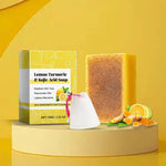 Lemon Turmeric Kojic Acid Soap 100g – Brightening & Exfoliating Skincare